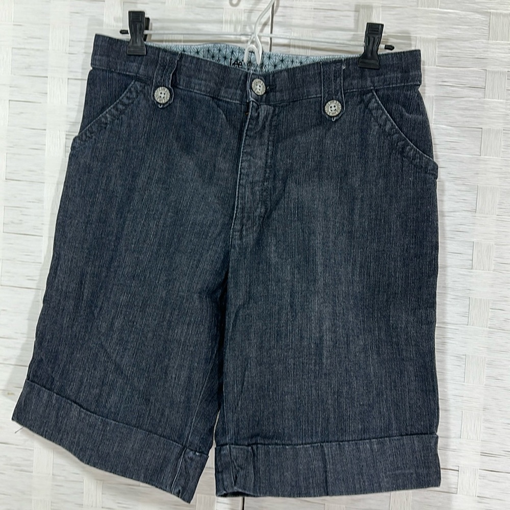 Lee Comfort Waistband Bermuda Jean Shorts